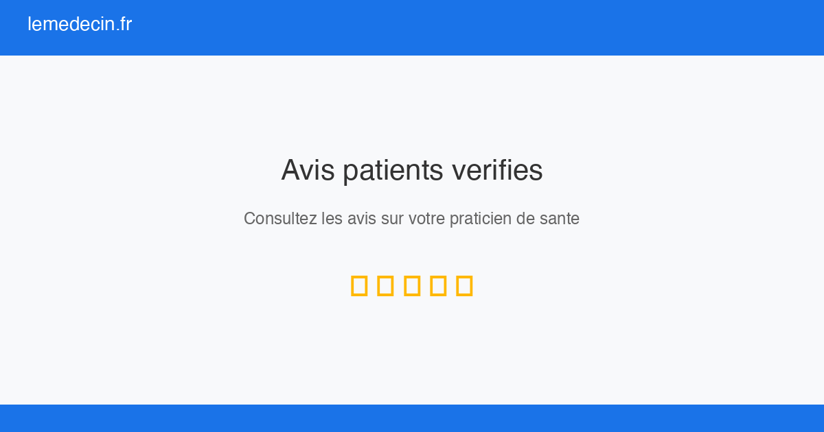 Avis sur DR RAULT Stephane, dermatologue et vénérologue à Valenciennes ...