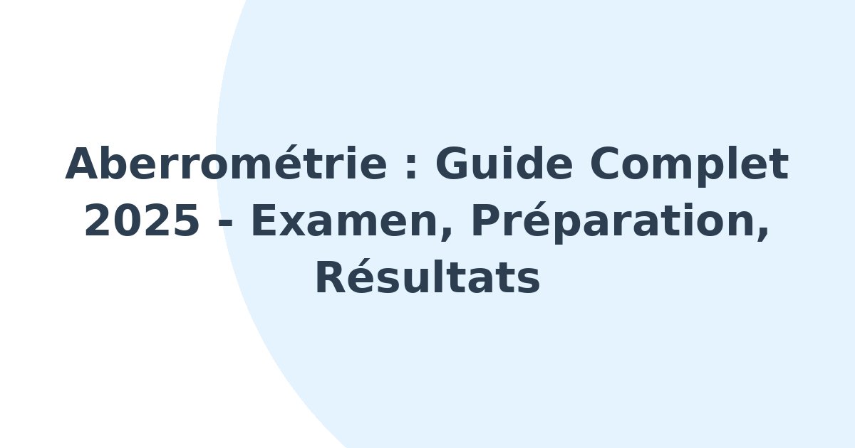 Aberrométrie