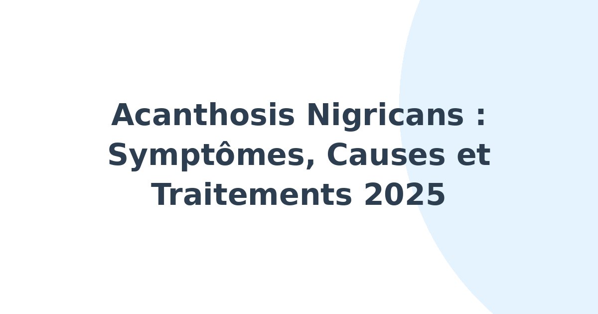 Acanthosis nigricans