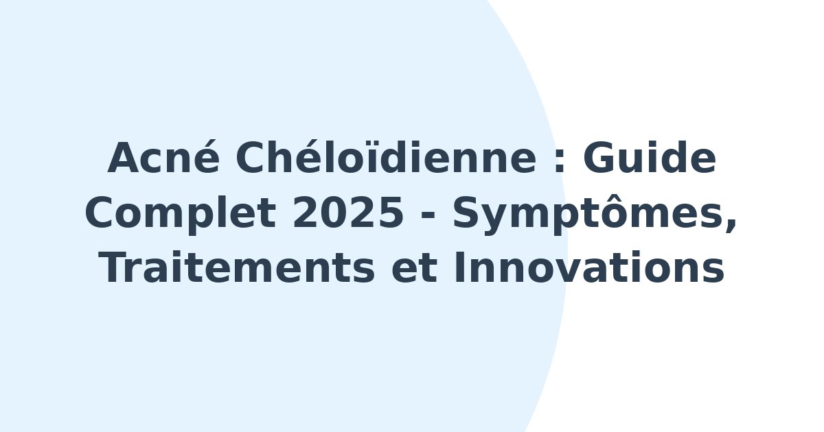 Acné chéloïdienne