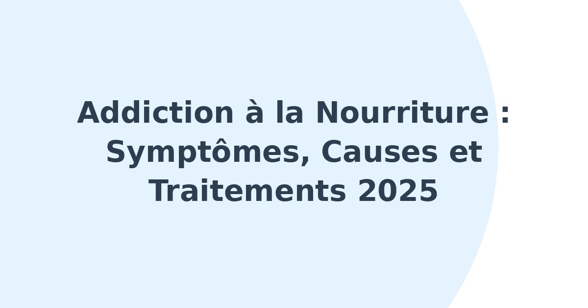 Addiction à la nourriture