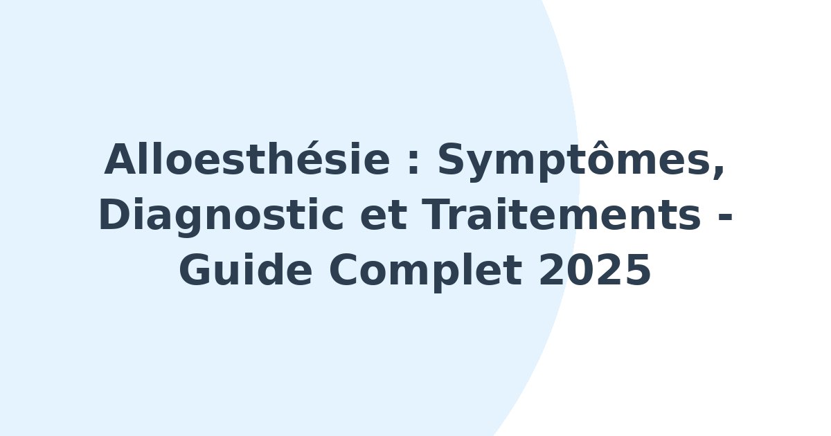 Alloesthésie