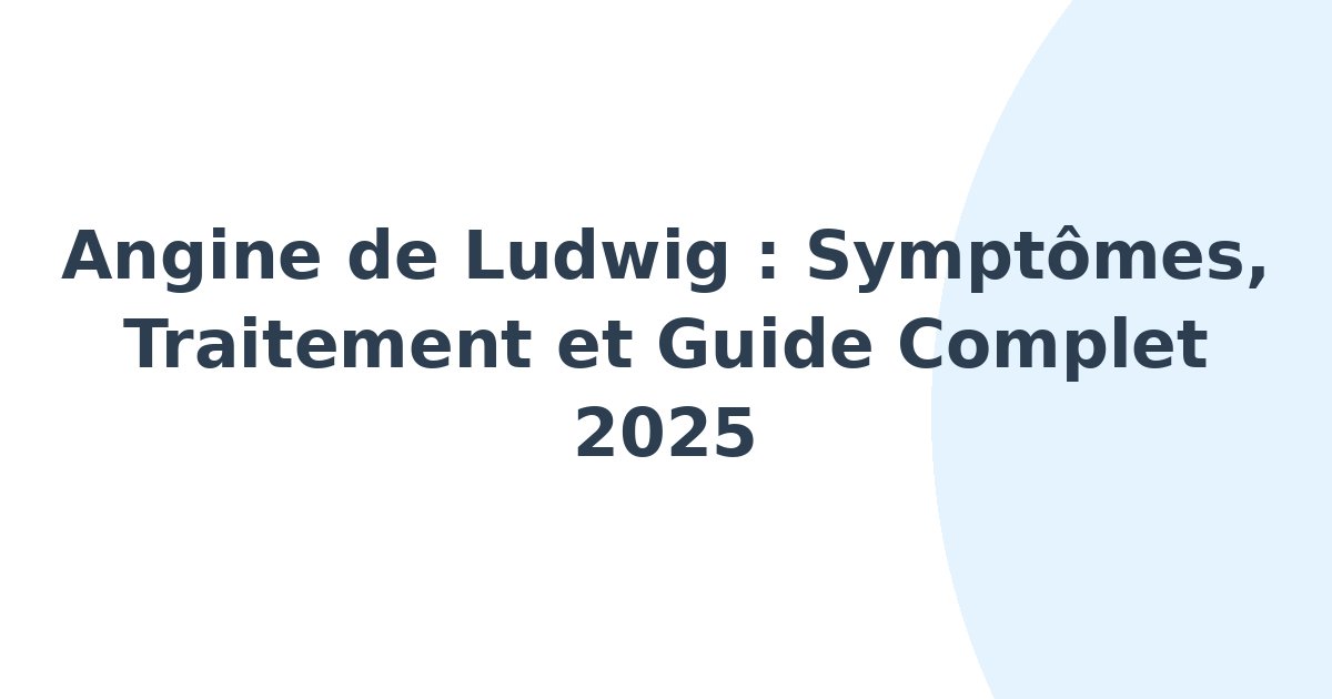 Angine de Ludwig