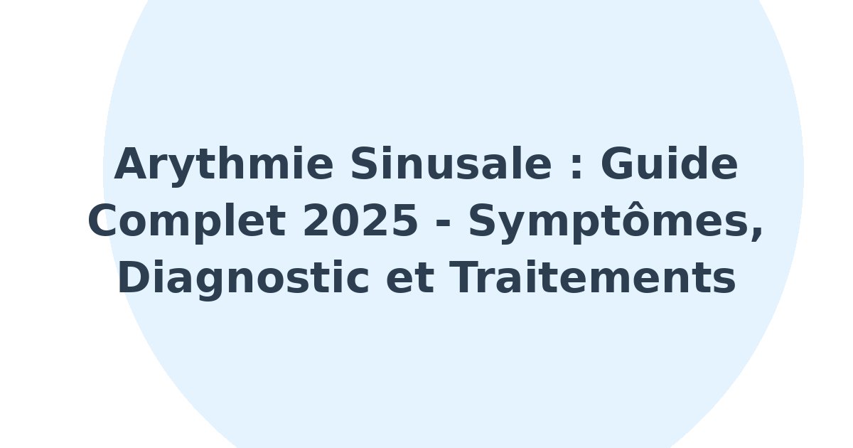 Arythmie sinusale