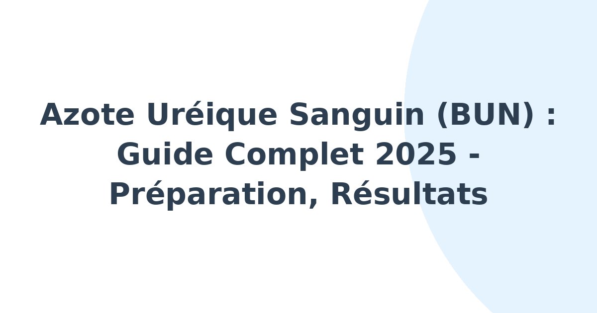 Azote uréique sanguin