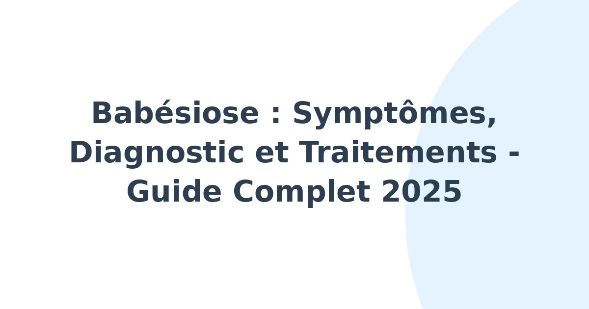Babésiose