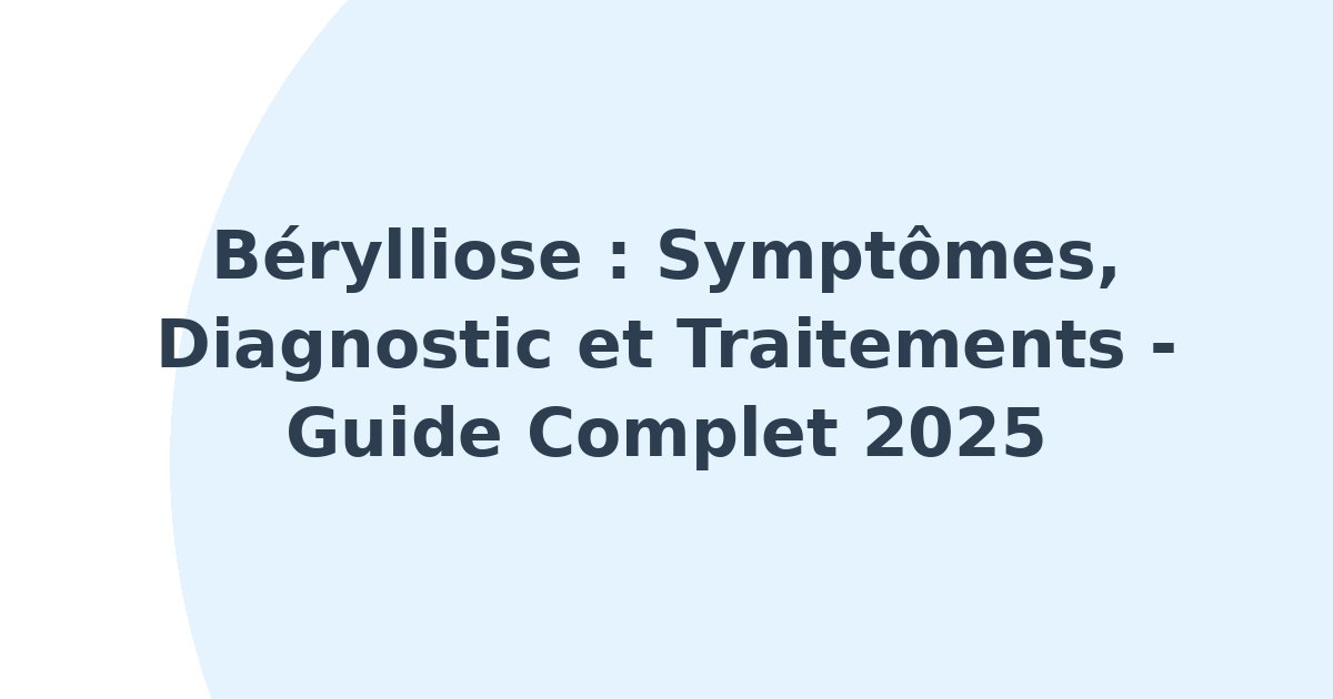 Bérylliose