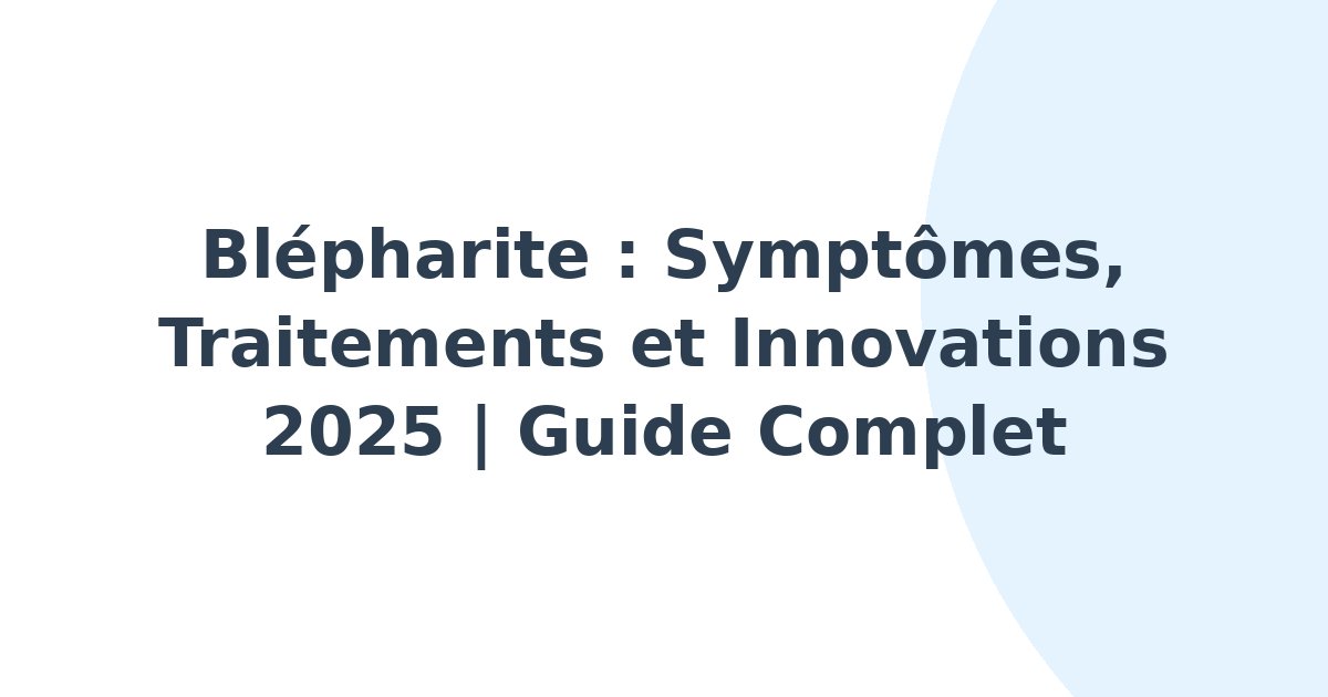 Blépharite
