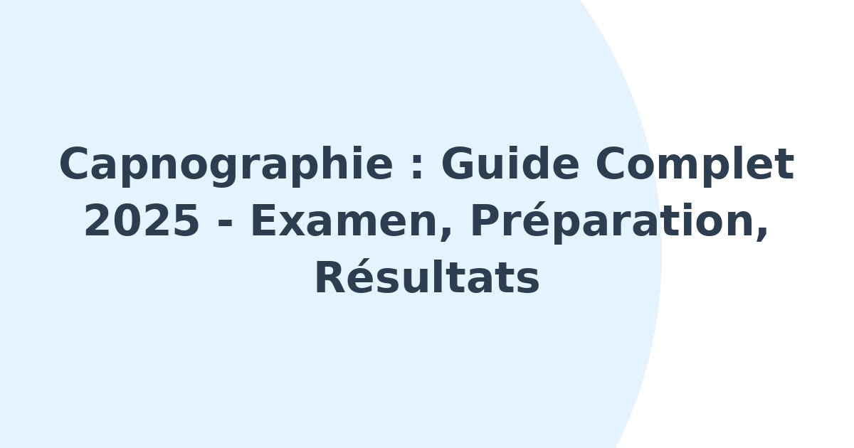 Capnographie