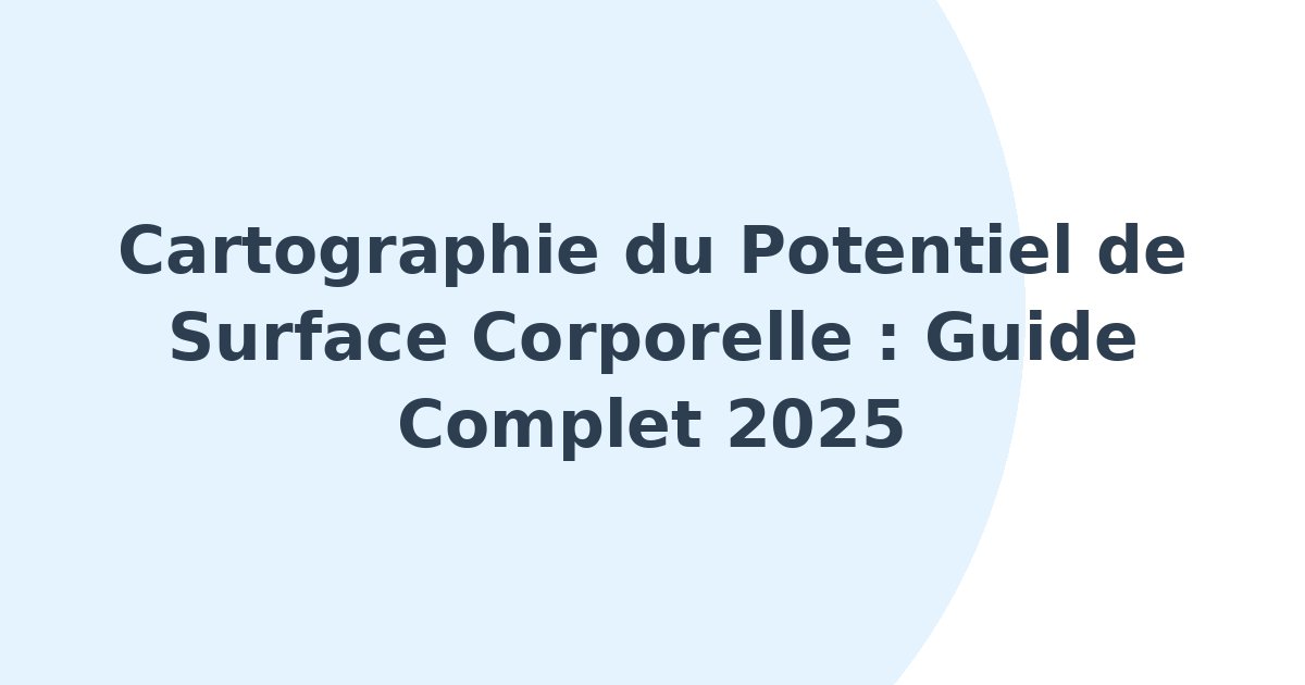 Cartographie du potentiel de surface corporelle