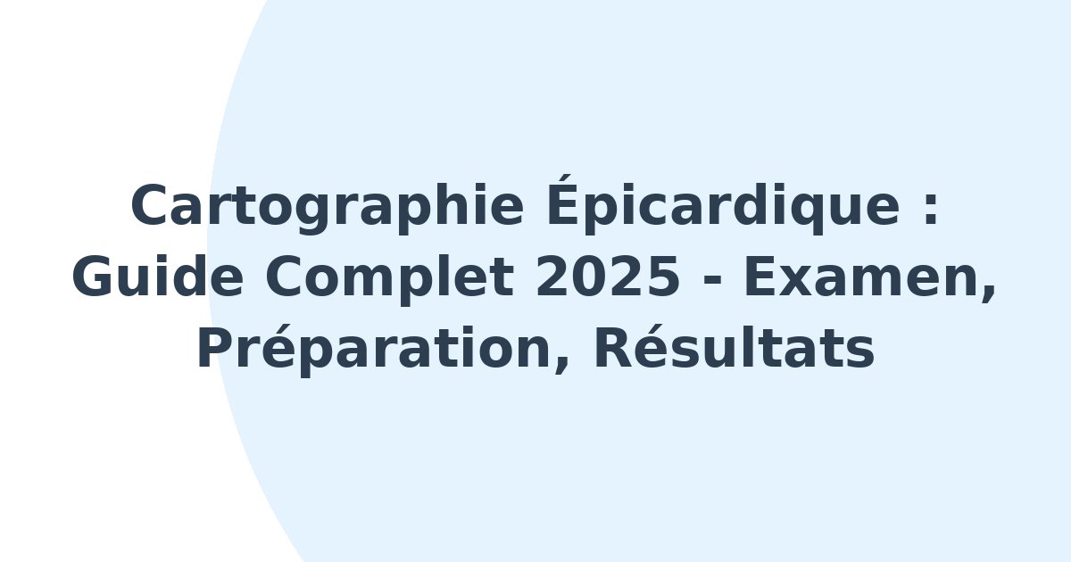 Cartographie épicardique