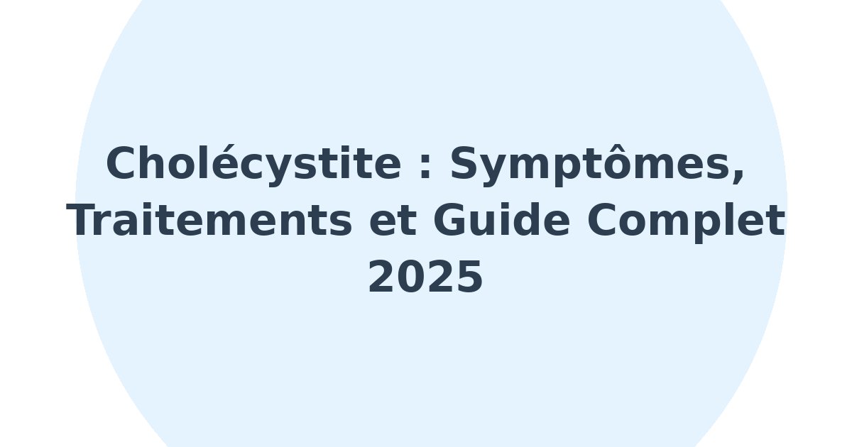 Cholécystite
