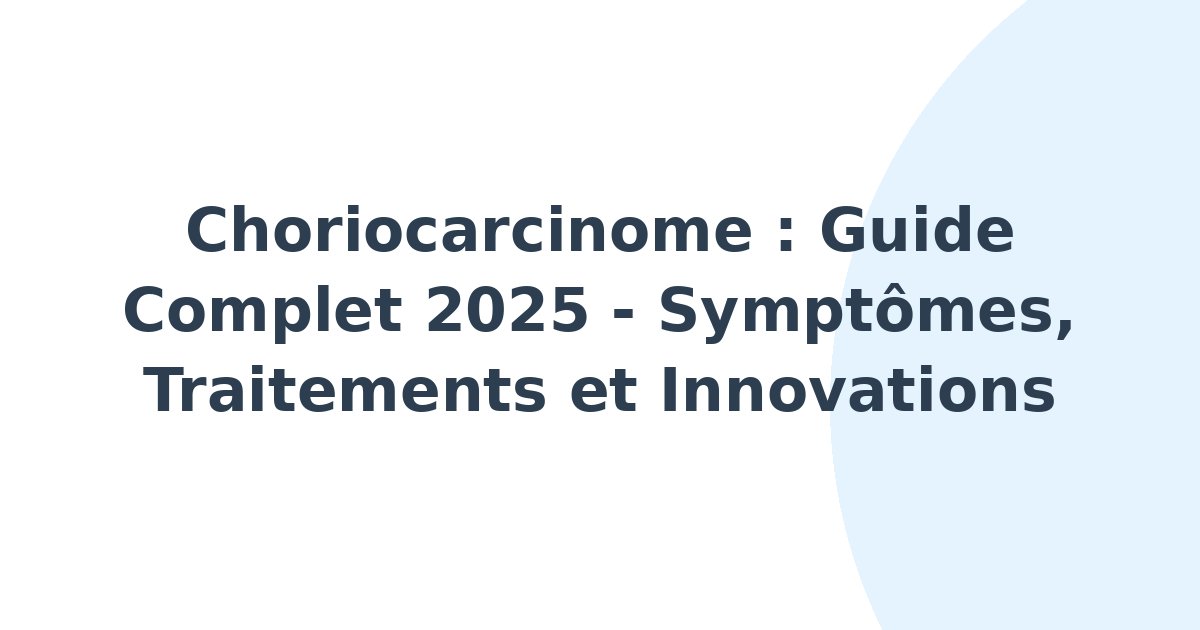 Choriocarcinome