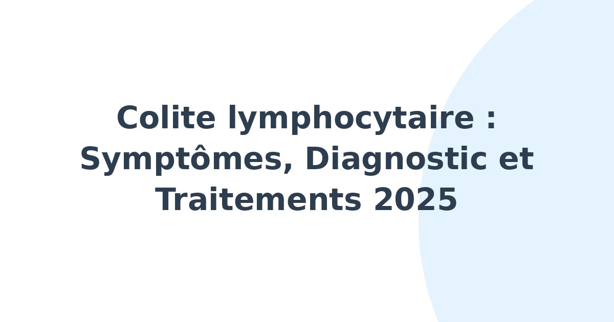 Colite lymphocytaire