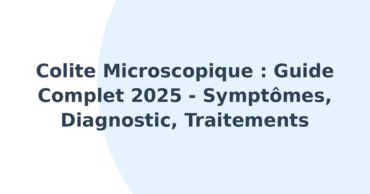 Colite microscopique