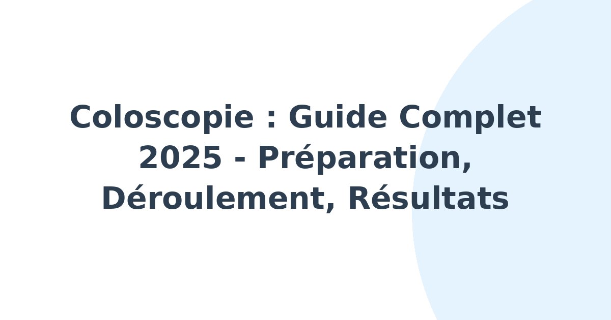 Coloscopie