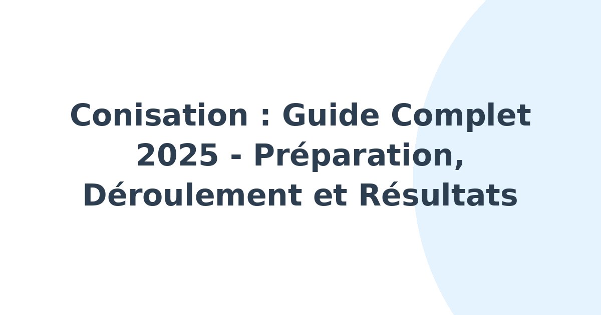 Conisation