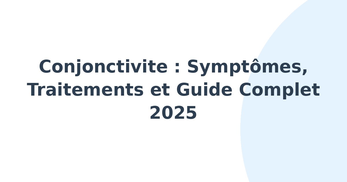 Conjonctivite