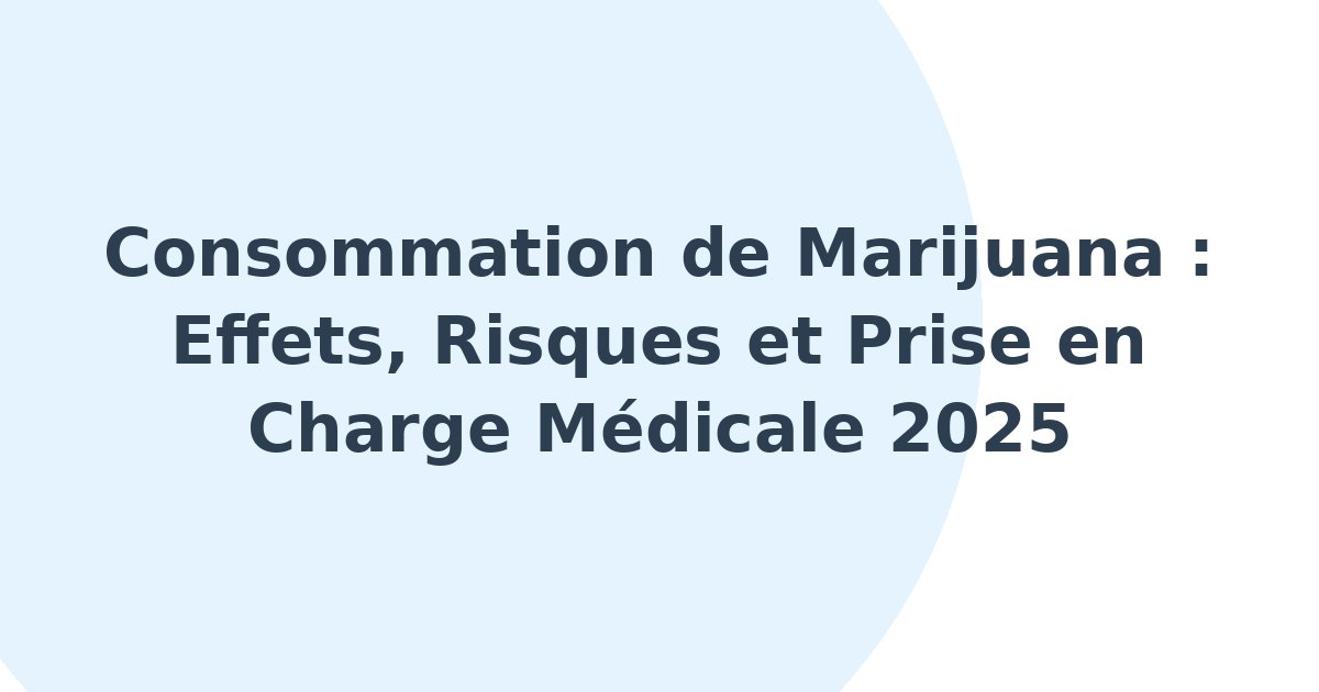 Consommation de marijuana