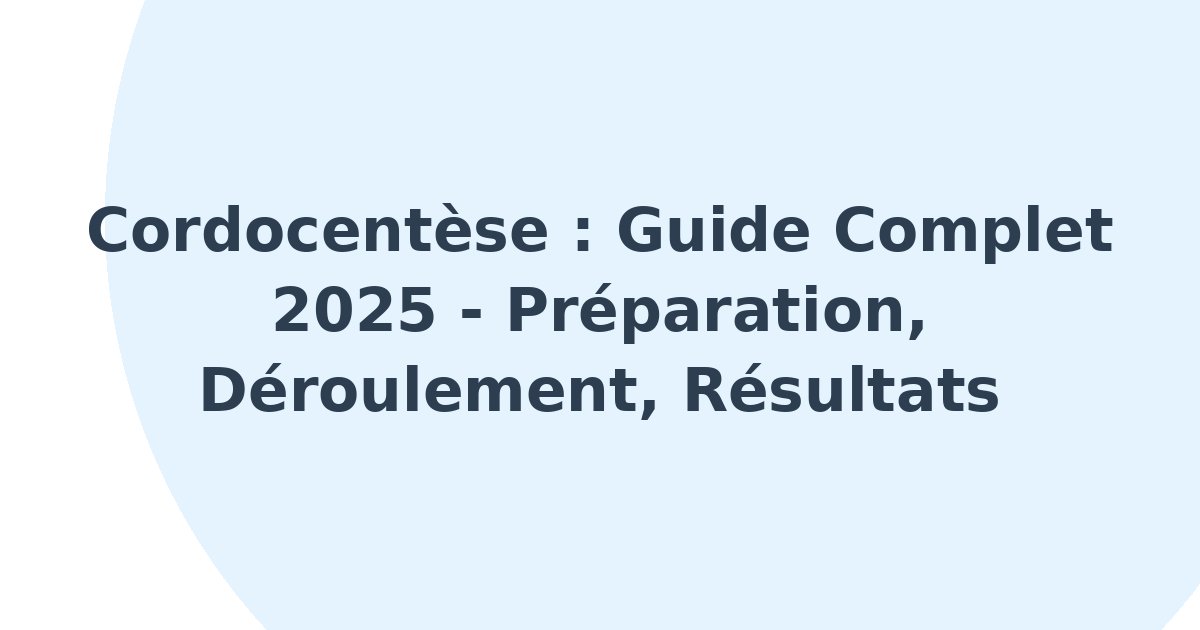 Cordocentèse