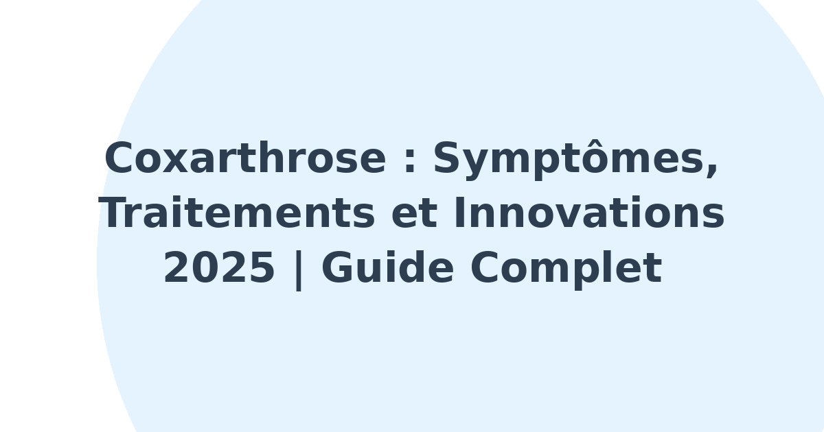 Coxarthrose