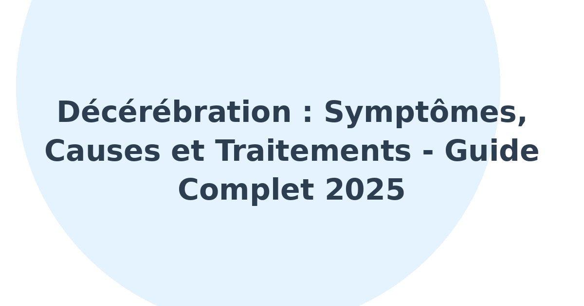 Décérébration