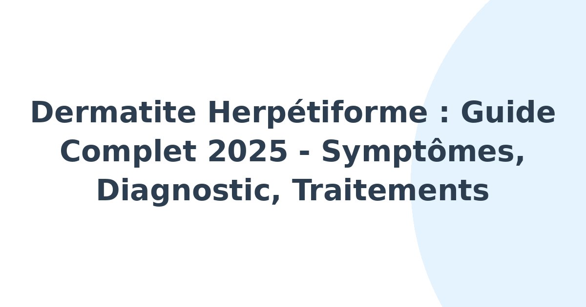 Dermatite herpétiforme