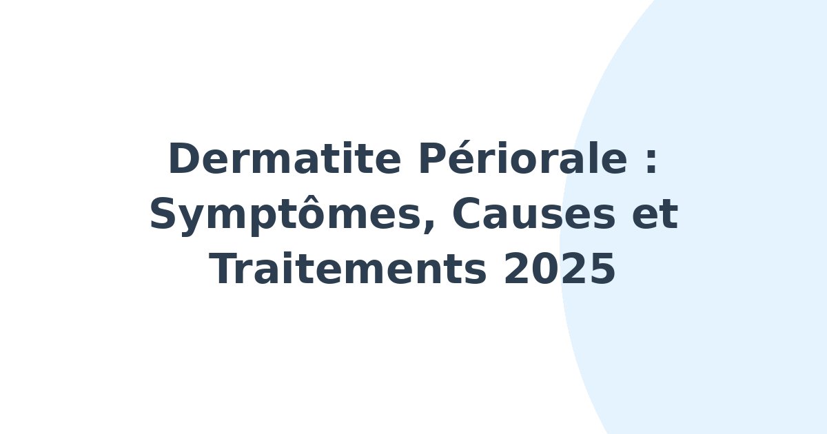 Dermatite périorale