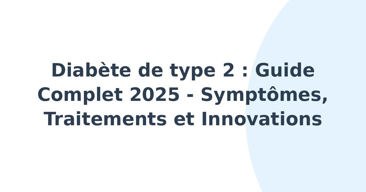 Diabète de type 2