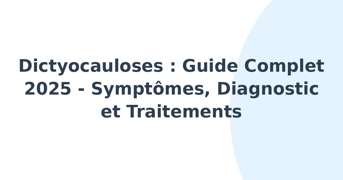 Dictyocauloses