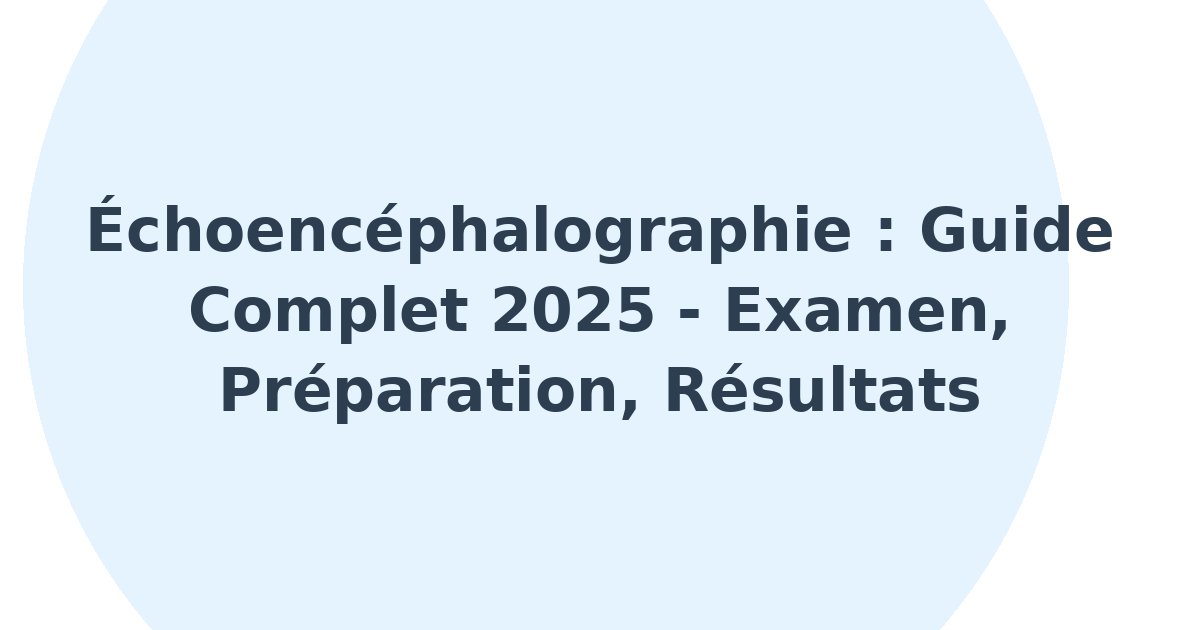 Échoencéphalographie