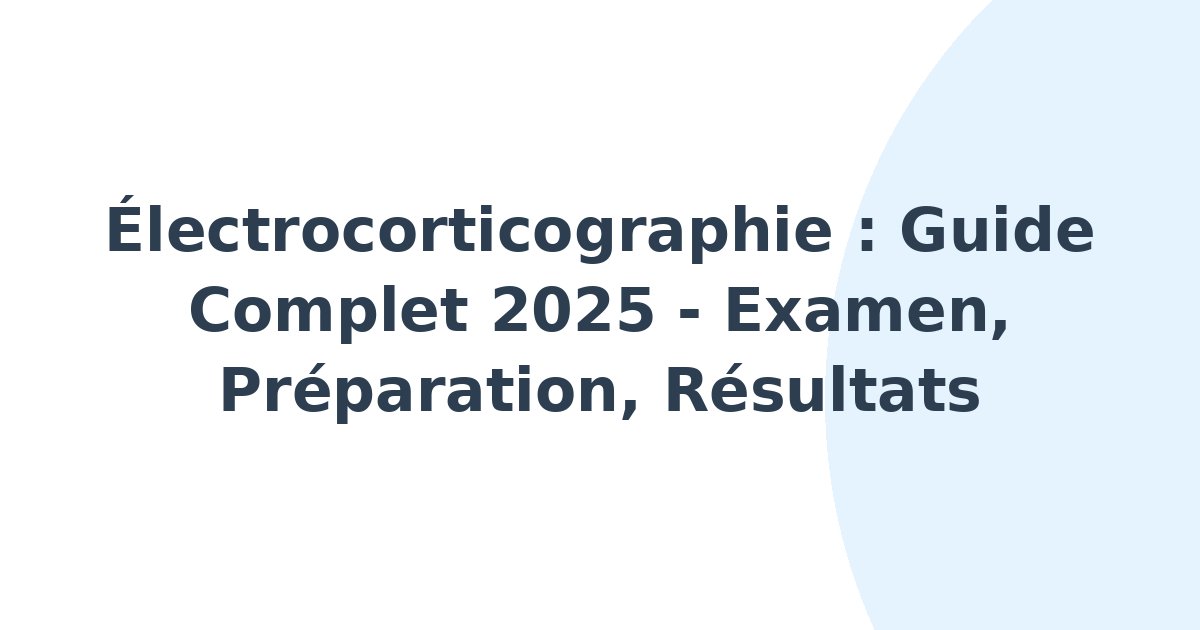 Électrocorticographie