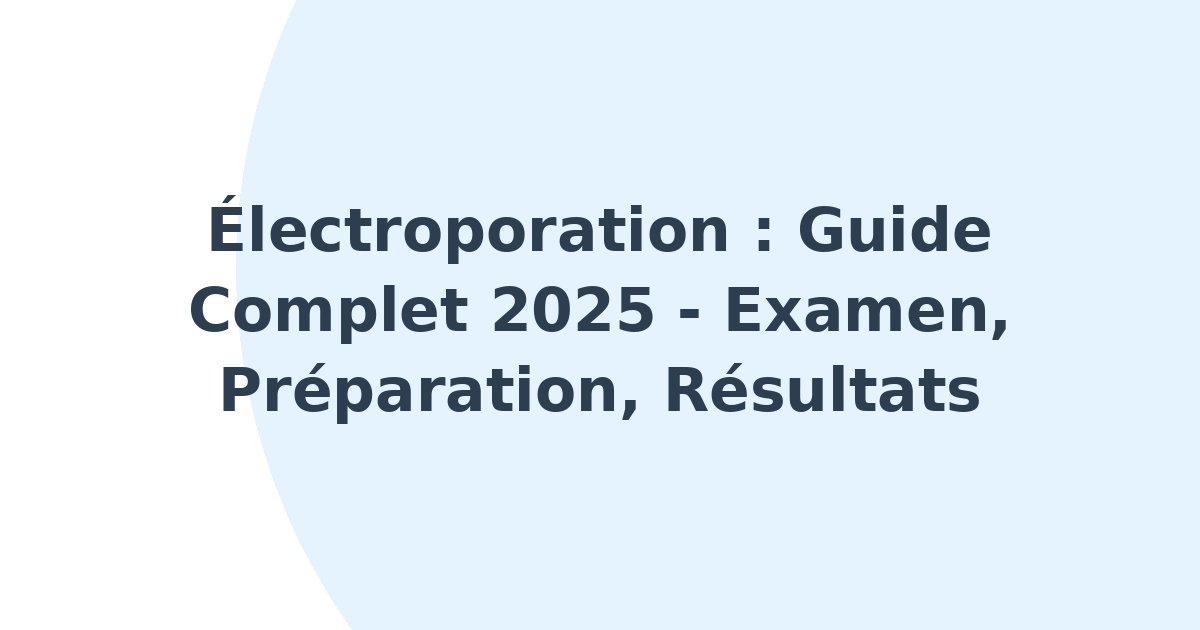 Électroporation