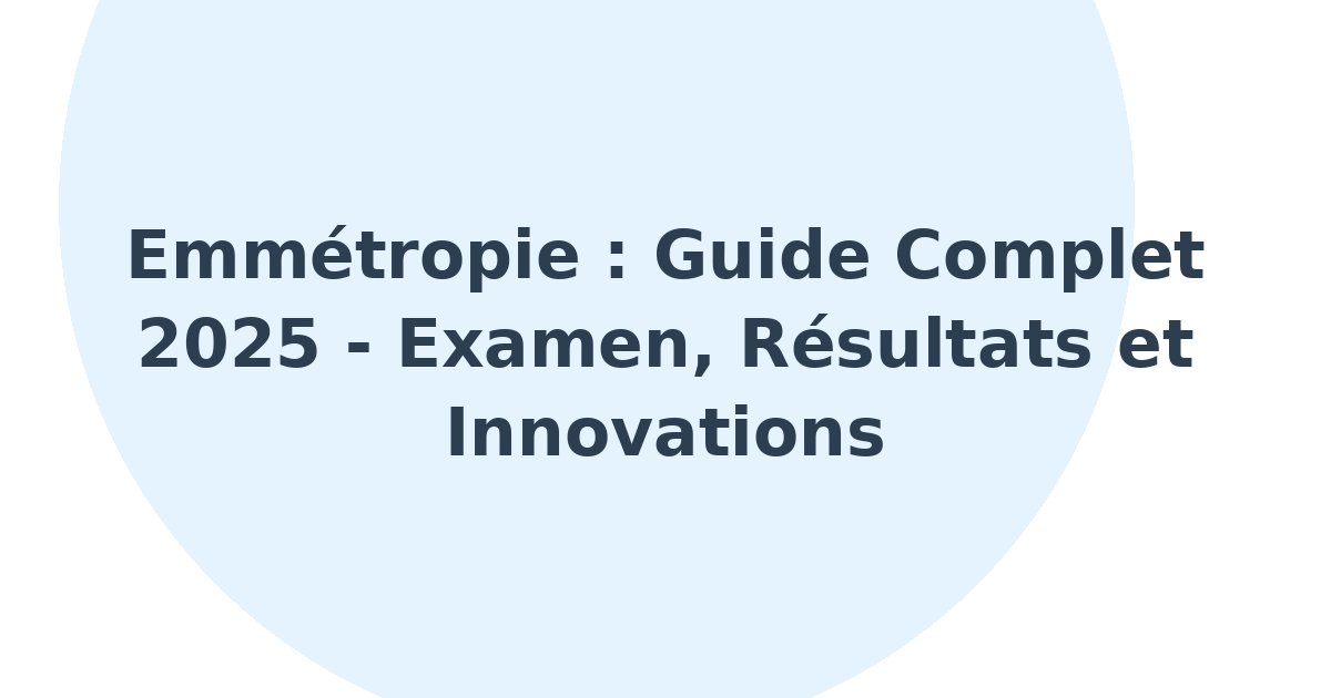 Emmétropie