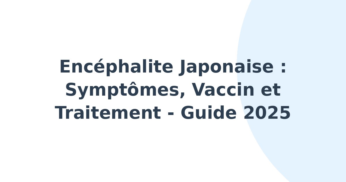 Encéphalite japonaise