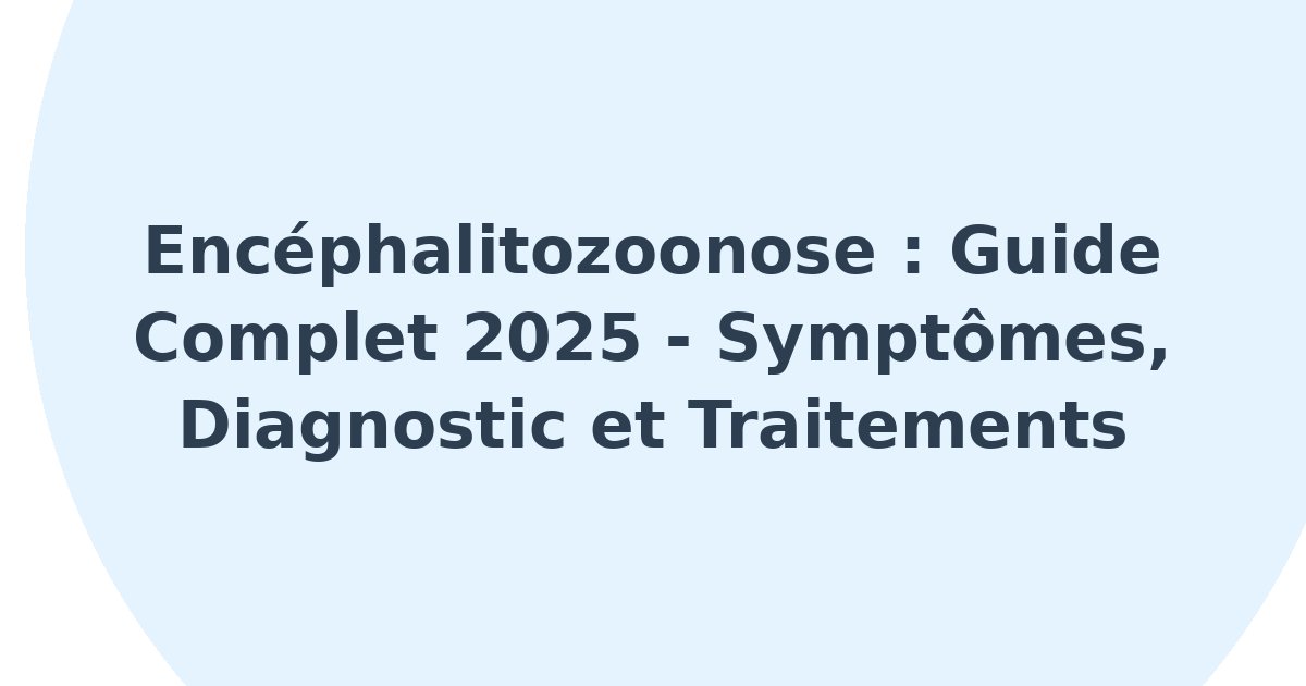 Encéphalitozoonose
