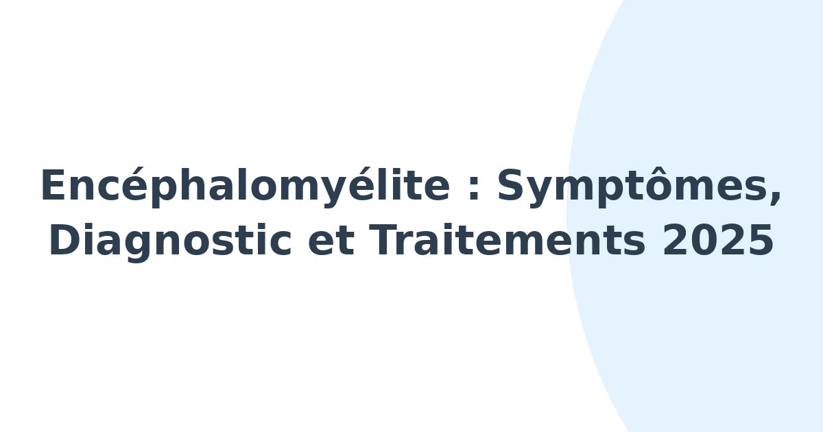 Encéphalomyélite