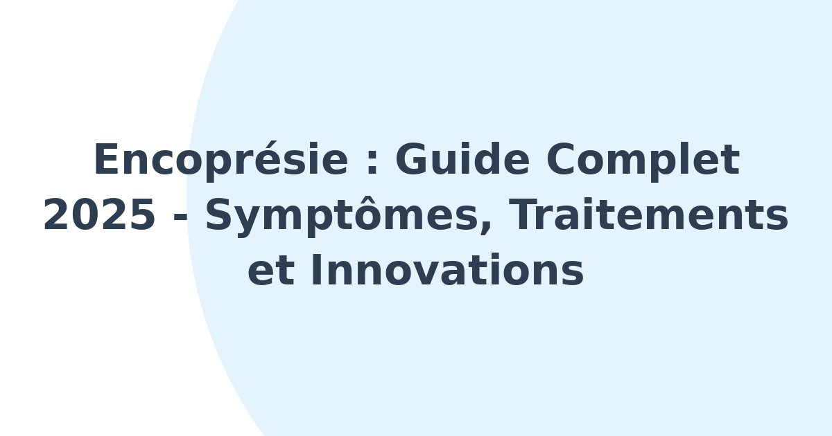 Encoprésie