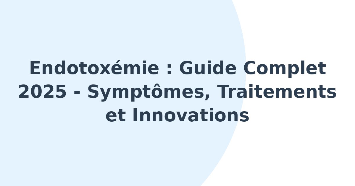 Endotoxémie