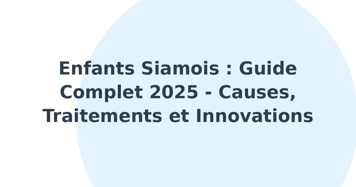 Enfants siamois