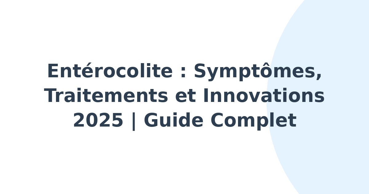 Entérocolite