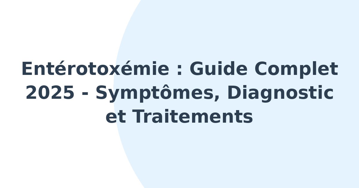 Entérotoxémie