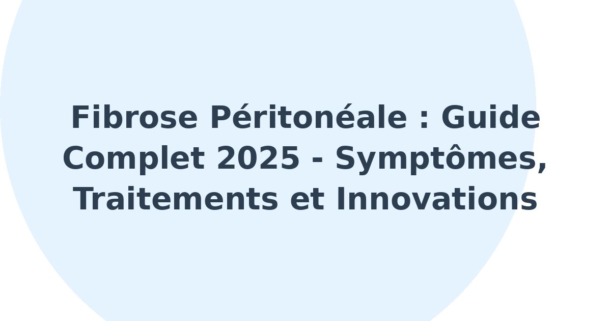 Fibrose péritonéale