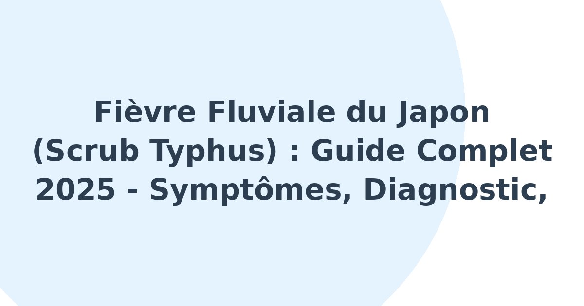 Fièvre fluviale du Japon