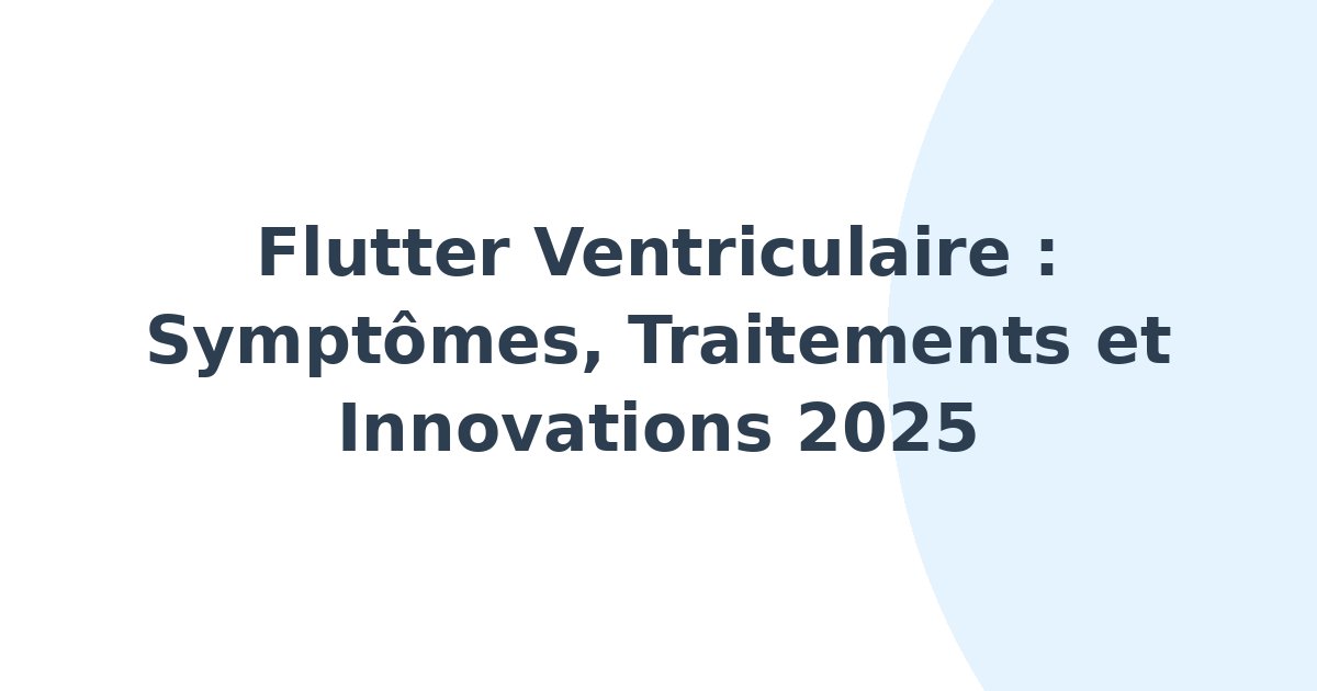 Flutter ventriculaire