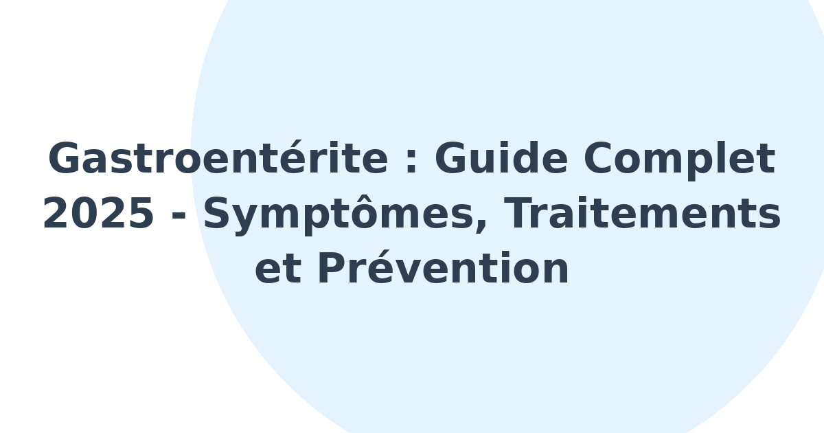 Gastroentérite