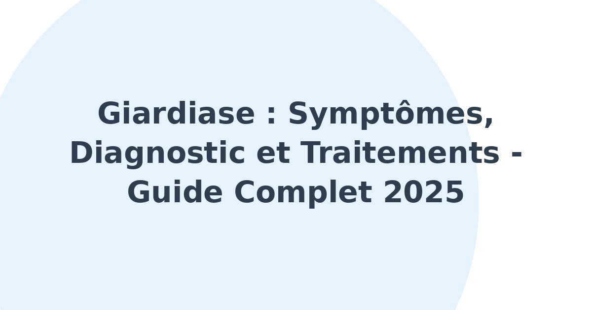 Giardiase