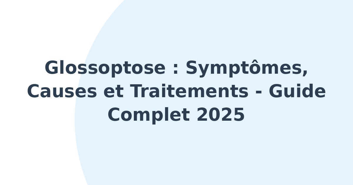 Glossoptose