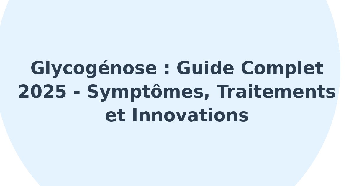 Glycogénose