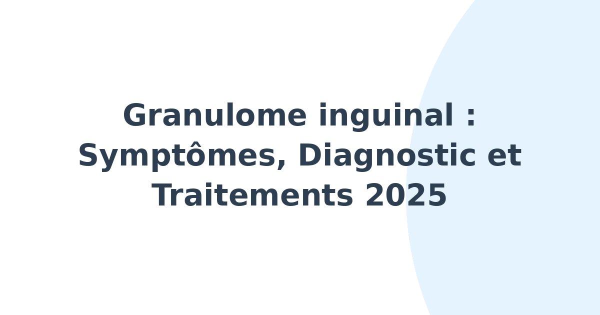 Granulome inguinal